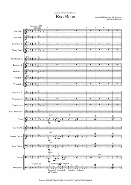 Eso Beso (that Kiss!) (arr. Daryl McKenzie)