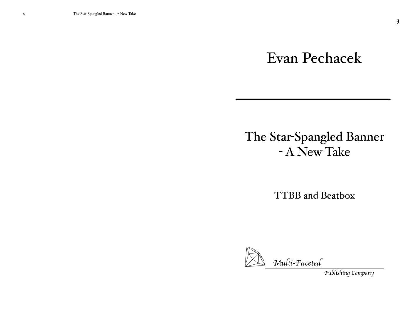 The Star-Spangled Banner - A New Take (arr. Evan Pechacek)