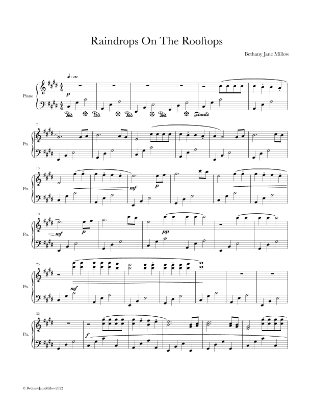 Raindrops On The Rooftops