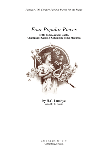 4 Popular Pieces by H.C. Lumbye for Piano Solo (arr. Klas Krantz)