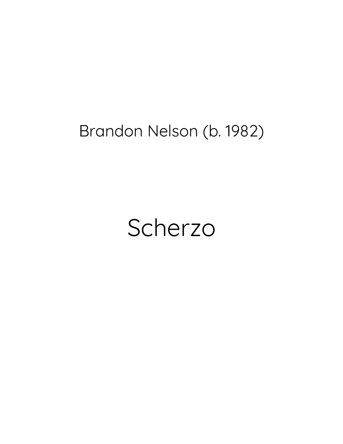 Scherzo (for flute, clarinet, alto sax)
