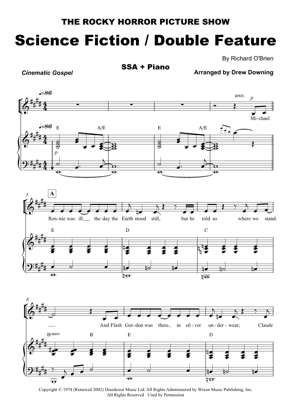 Science Fiction Double Feature (arr. Drew Downing)