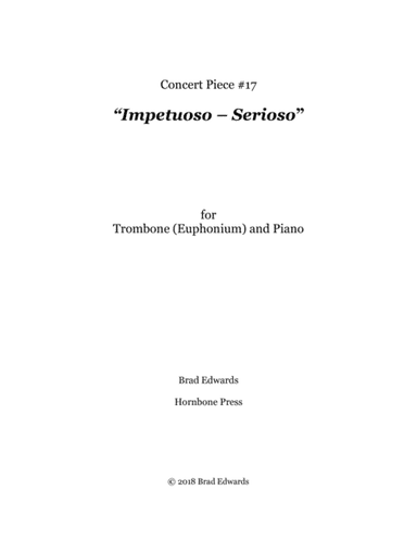 Concert Piece #17 Impetuoso – Serioso