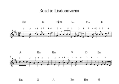 Road to Lisdoonvarna (arr. Gerry Nulty)
