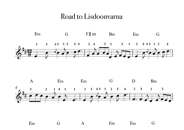 Road to Lisdoonvarna (arr. Gerry Nulty)