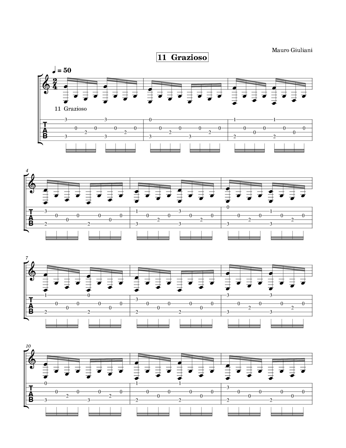 11 Grazioso (arr. Tracy Dean McCa;;um)