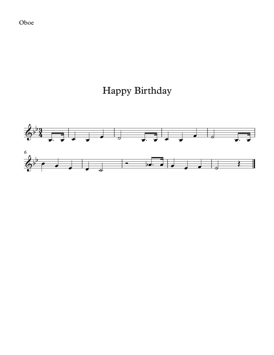 Happy Birthday for Beginners (arr. SongBird Music)
