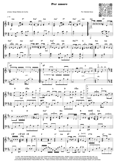 Per Amore (arr. Sérgio Matias da Cunha)