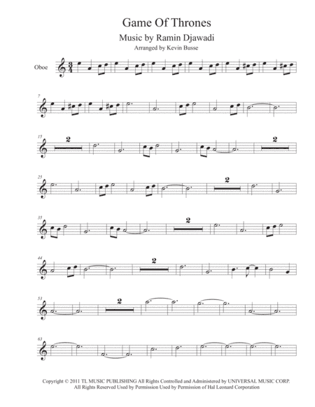 Game Of Thrones (arr. Kevin Busse)
