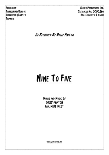Nine To Five (arr. Mike West)