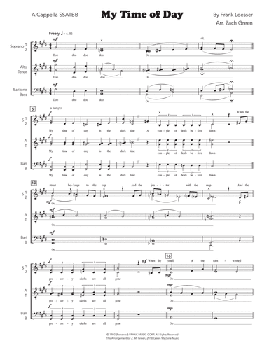 My Time Of Day (arr. Zach Green)