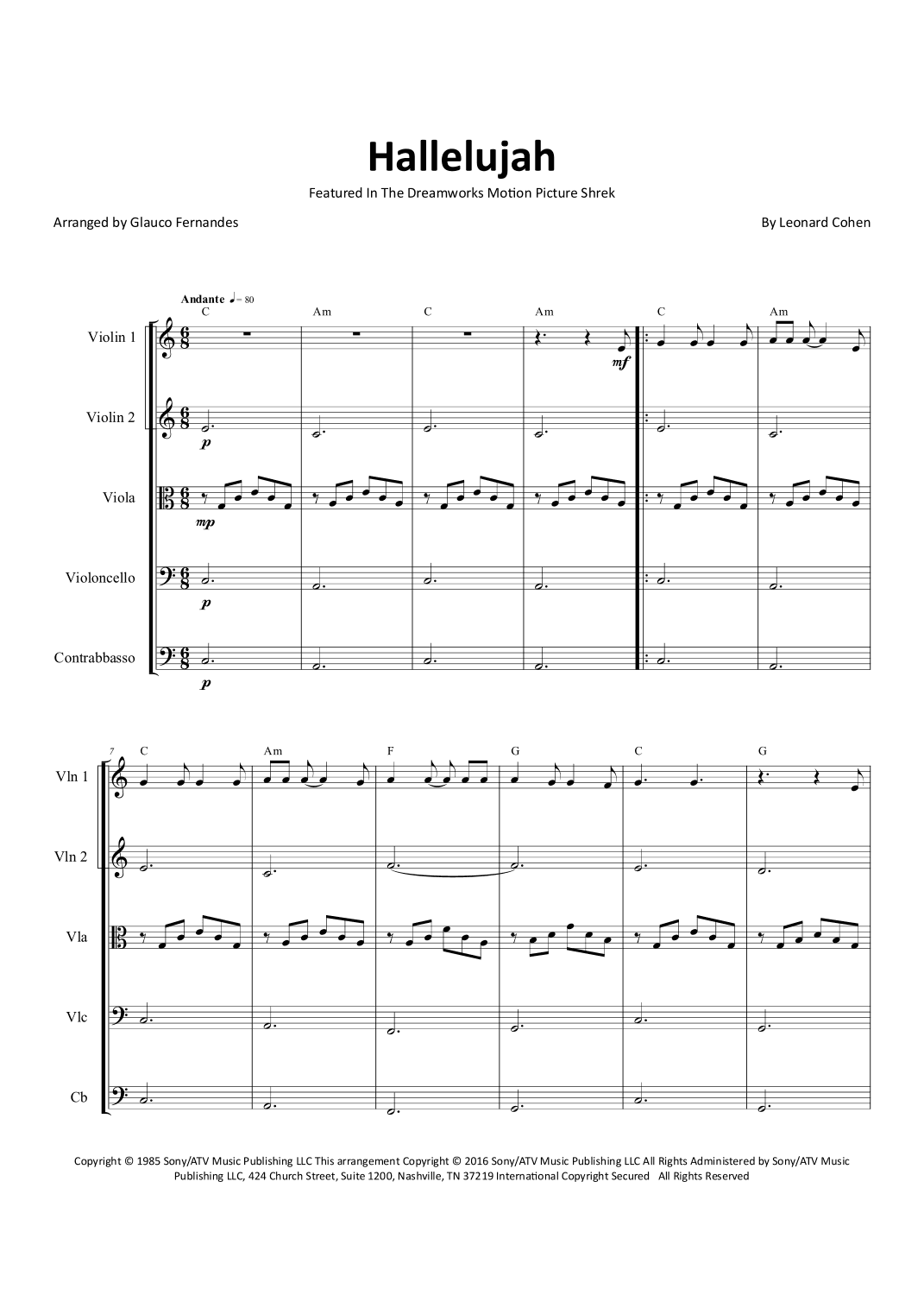 Hallelujah (arr. Glauco Fernandes)