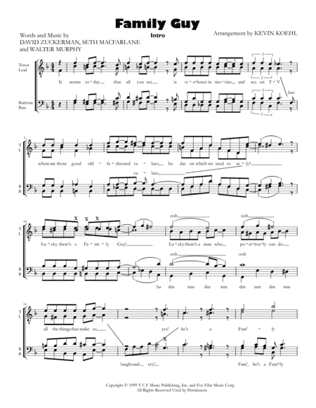 Theme From Family Guy (arr. Kevin Koehl)