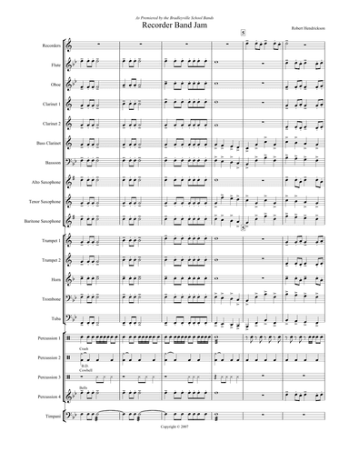 Recorder Band Jam