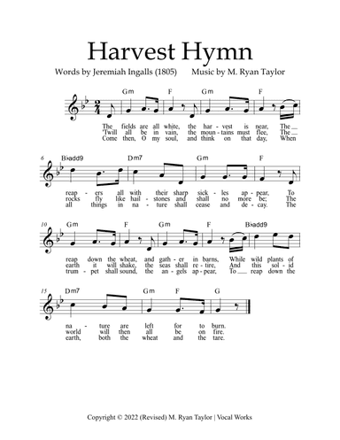 Harvest Hymn