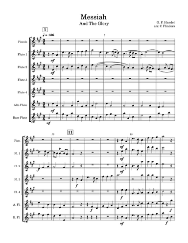 And The Glory (arr. C. Flinders)