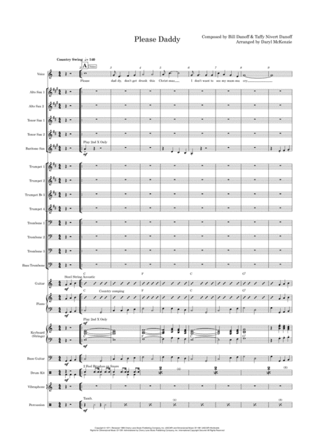 Please Daddy (don't Get Drunk This Christmas) (arr. Daryl McKenzie)