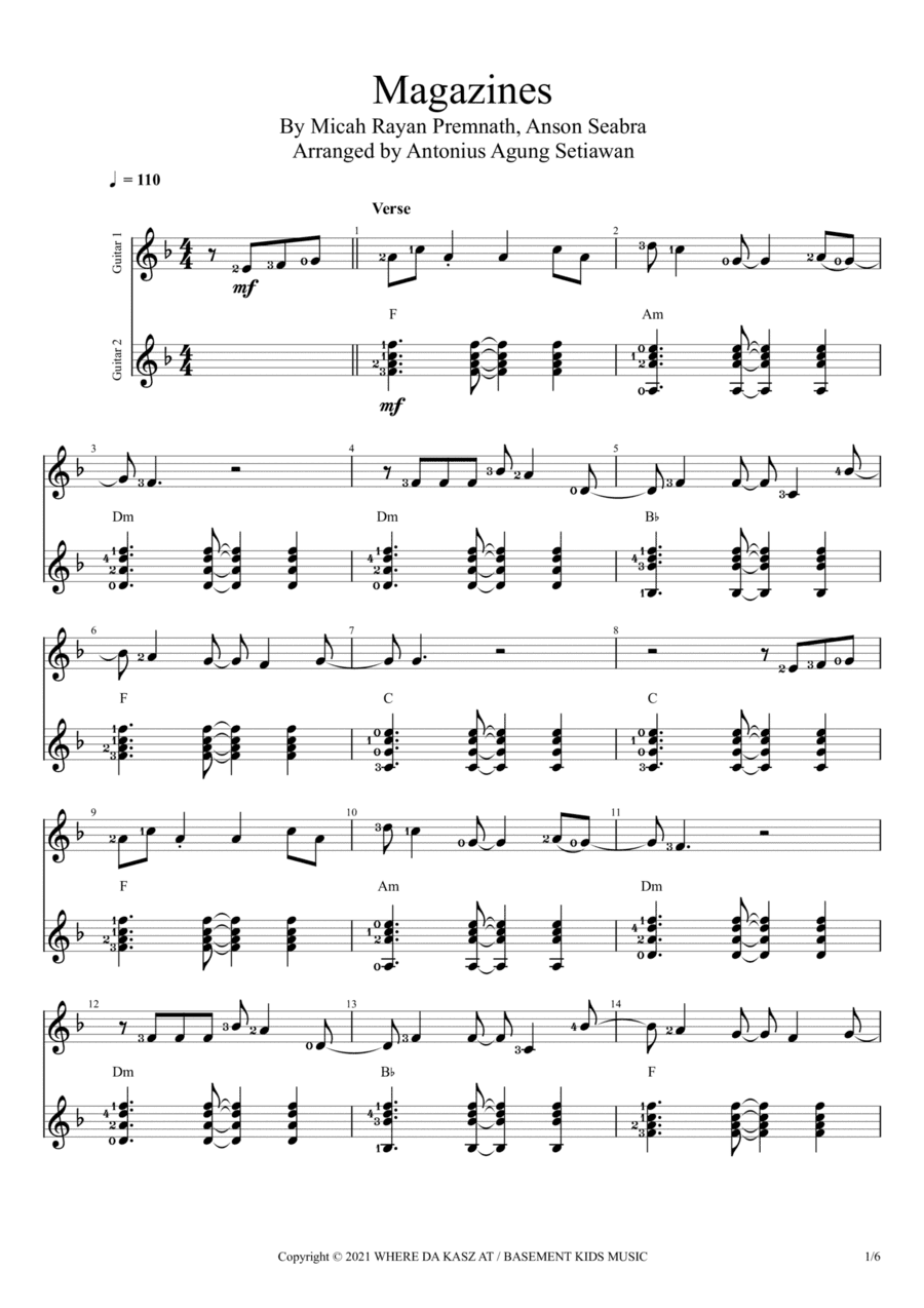 Magazines (arr. Antonius Agung Setiawan)