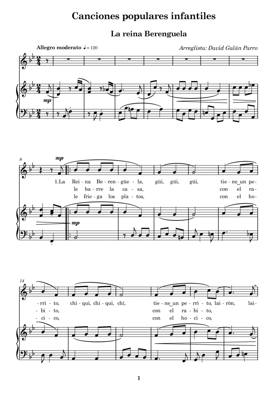 La Reina Berenguela (arr. Sergio Galan Parro)