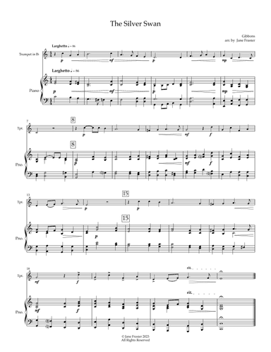 The Silver Swan (arr. Jane Frasier)