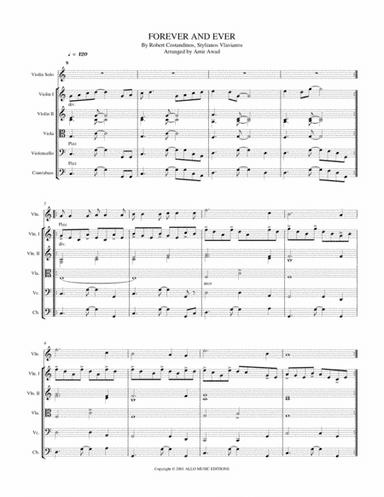 Forever And Ever (and Ever) (arr. Amir Awad)