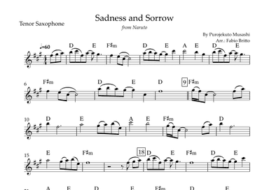 Sadness And Sorrow (arr. Fabio Britto)