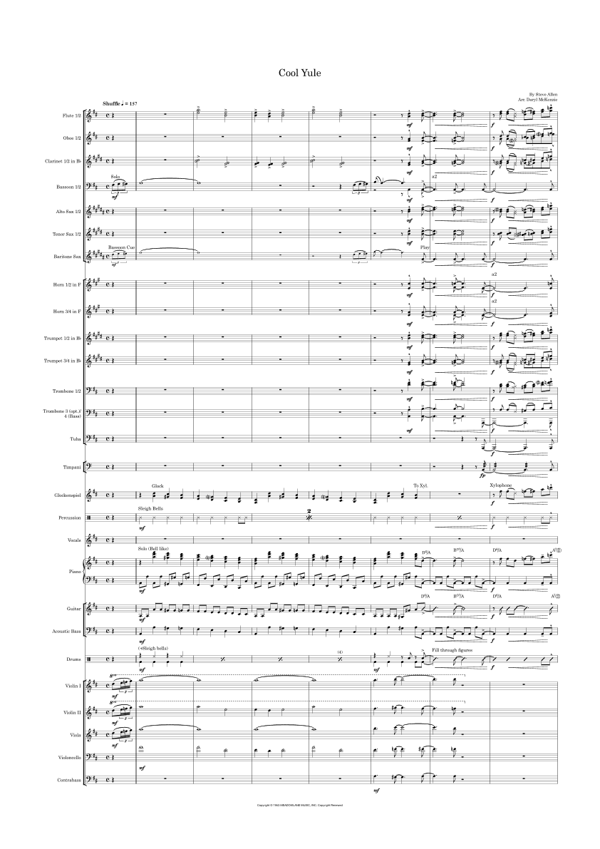 Cool Yule (arr. Daryl McKenzie)