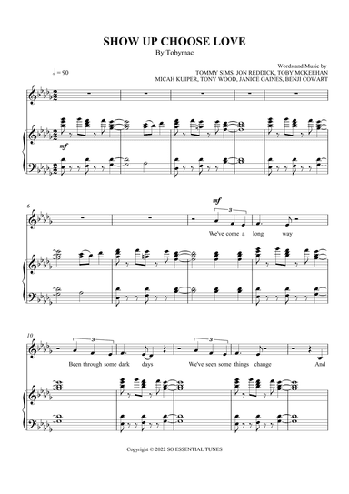 Show Up Choose Love (arr. SCMusic)
