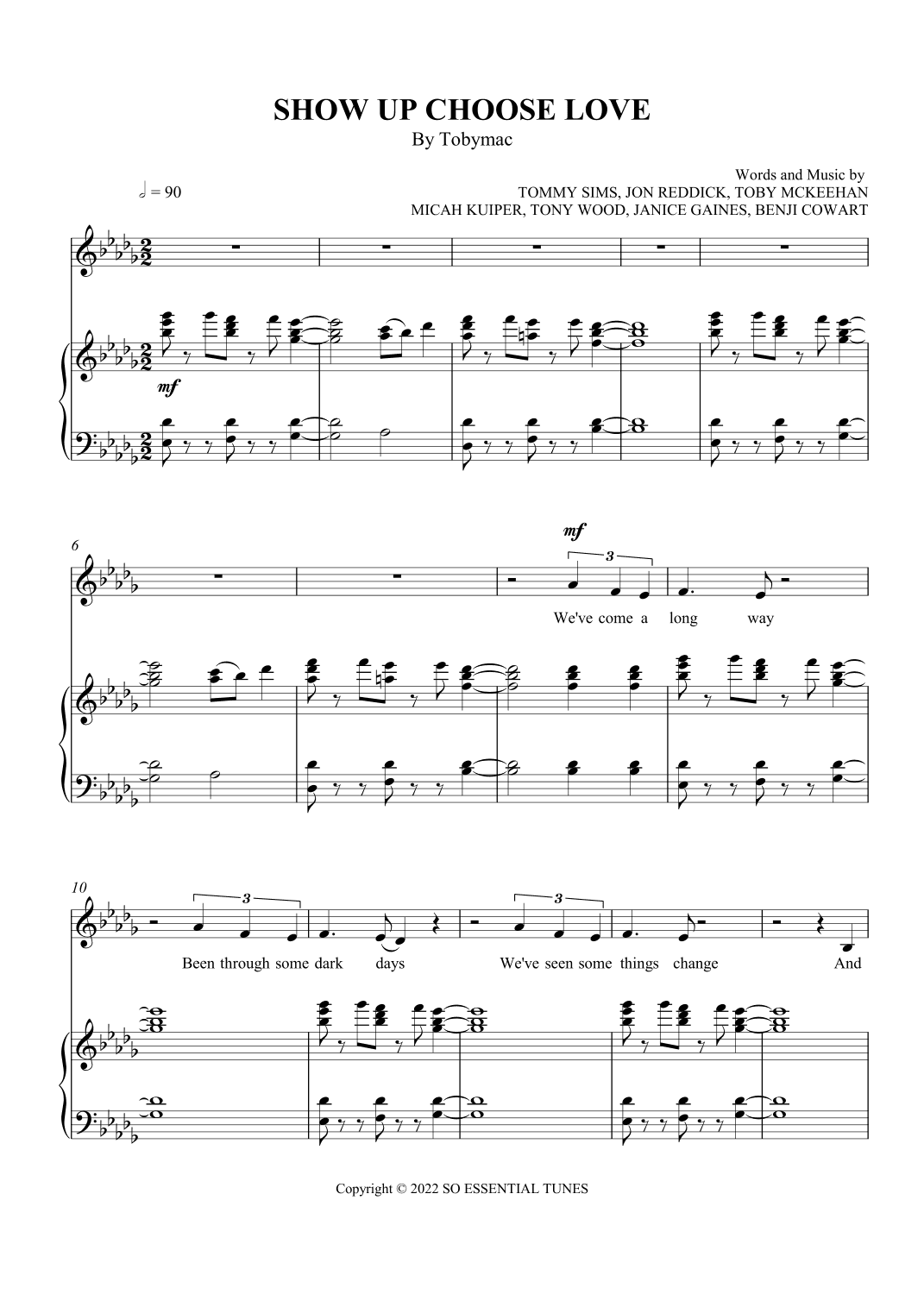 Show Up Choose Love (arr. SCMusic)