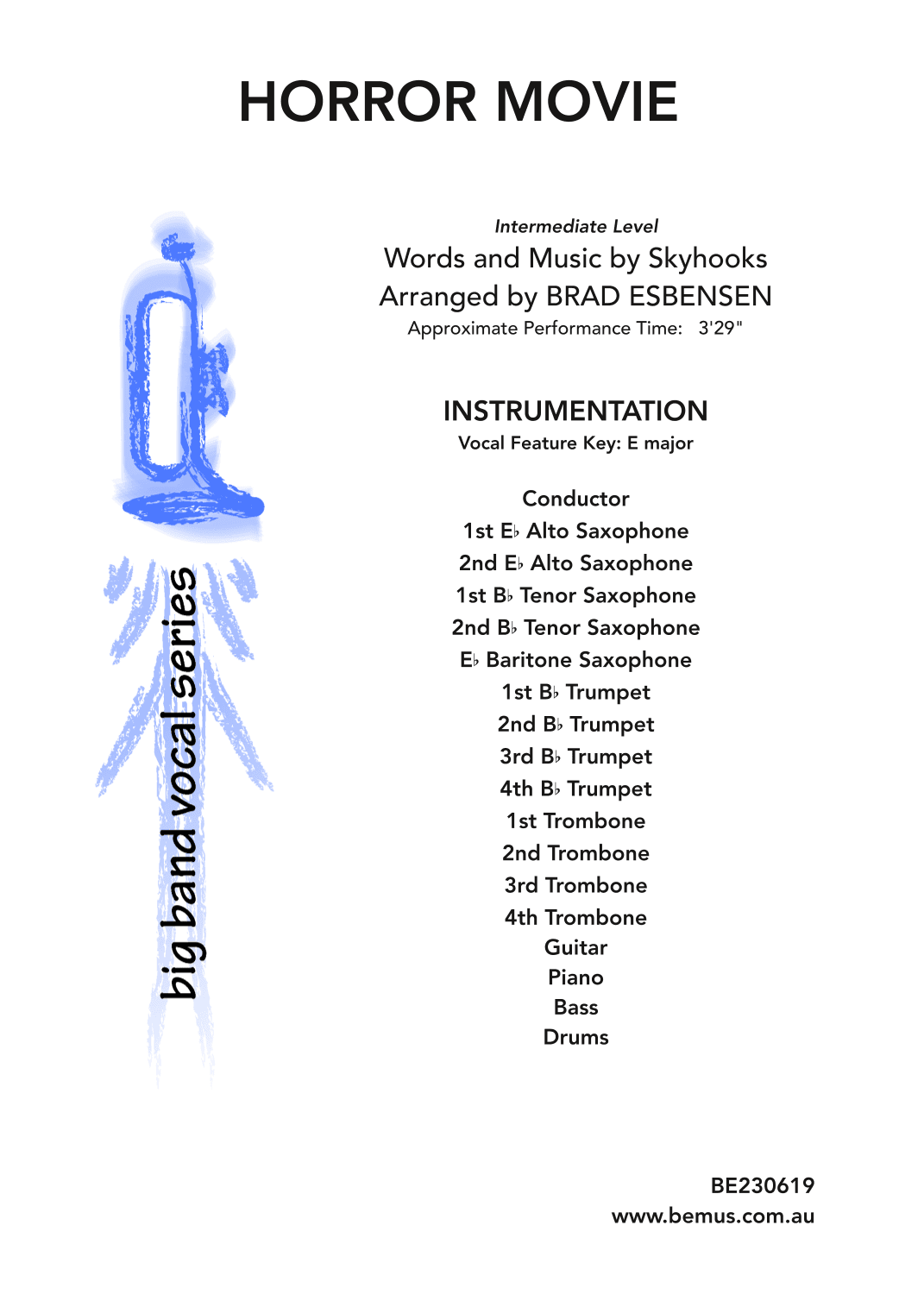 Horror Movie (arr. Brad Esbensen)
