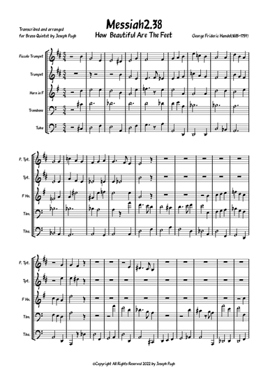 Messiah 2.38 How Beautiful Are The Feet (arr. Joseph Pugh)