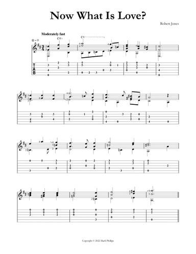 Now What Is Love? (arr. Mark Phillips)