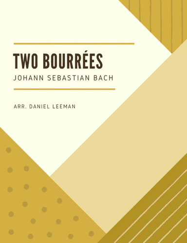Two Bourrees for Clarinet & Piano (arr. Daniel Leeman)
