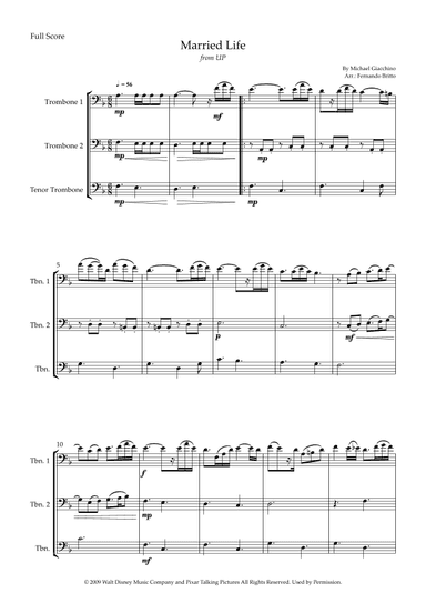 Married Life (arr. Fernando Britto)