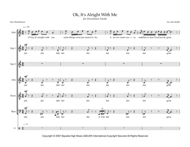 Ok, It's Alright With Me (arr. Jon Smith)