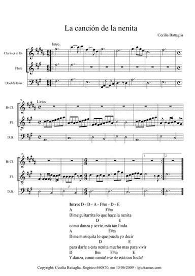 "La canción de la nenita" - song