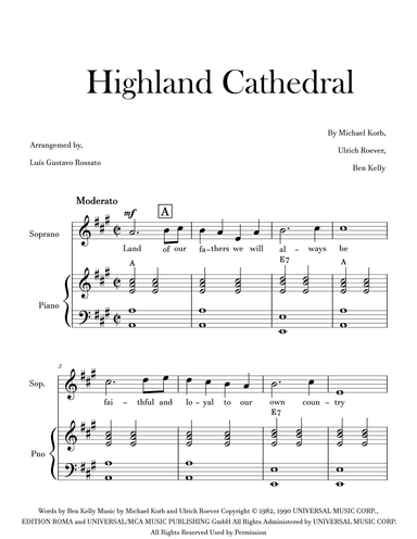 Highland Cathedral (arr. Luís Gustavo Rossato)