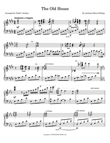 The Old House (arr. Todd J. Scallan)