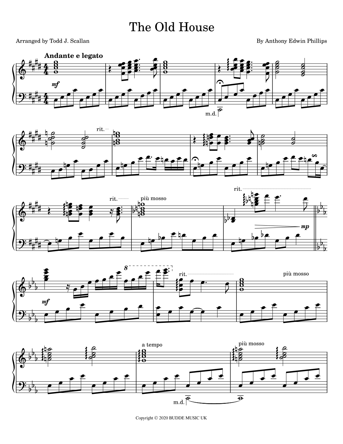 The Old House (arr. Todd J. Scallan)