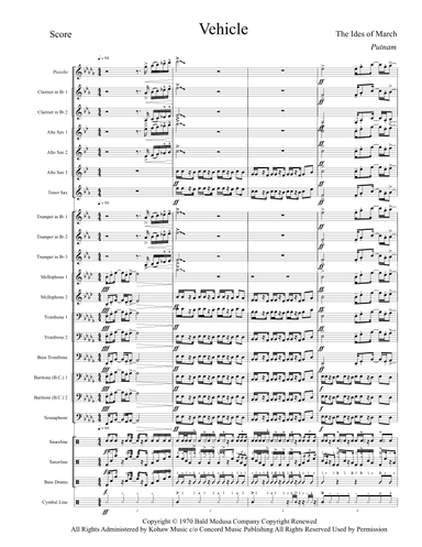 Vehicle (arr. KD Putnam)