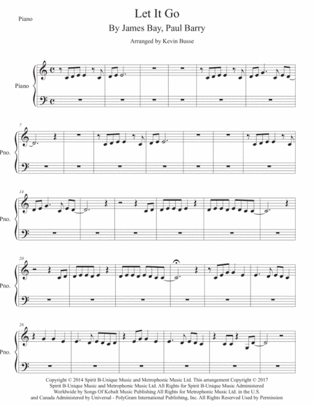 Let It Go (arr. Kevin Busse)