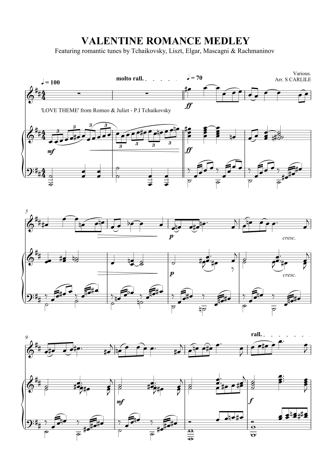 Valentine Romance Medley