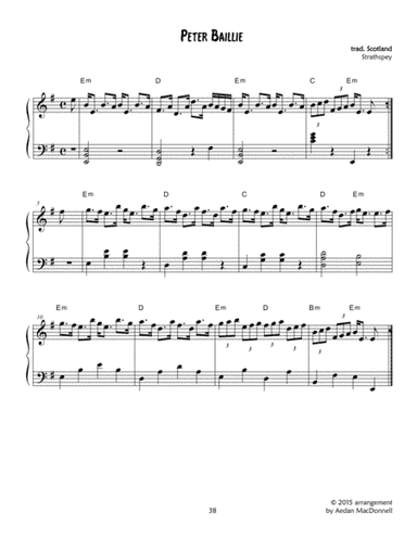 Peter Baillie - Scottish Strathspey (arr. Harp use Inspirations)