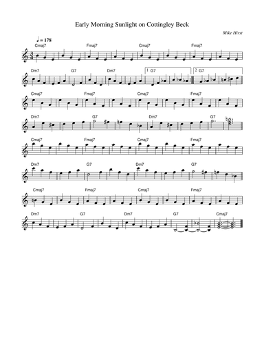 Early Morning Sunlight On Cottingley Beck