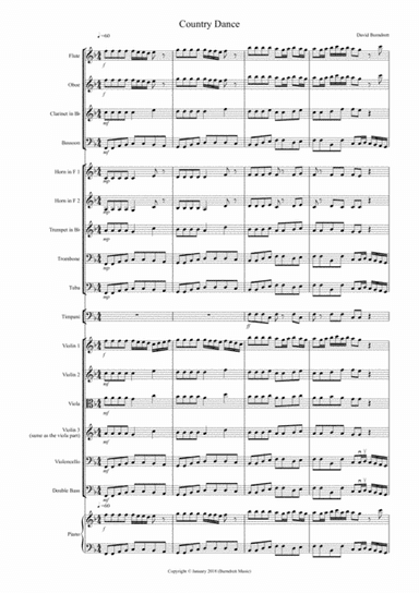 Country Dance for School Orchestra