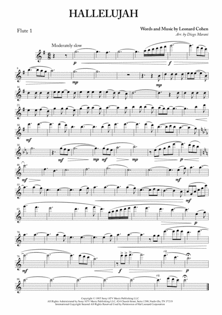 Hallelujah (arr. Diego Marani)