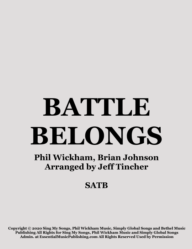 Battle Belongs (arr. Jeff Tincher)