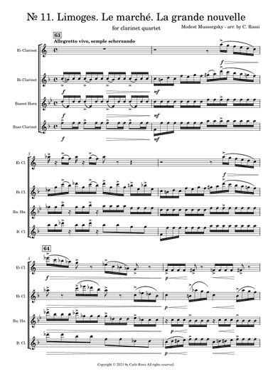 Pictures at an Exibition - Limoges (arr. Carlo Rossi)