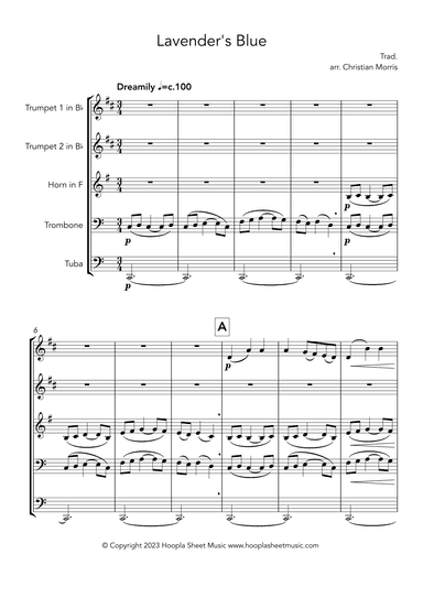 Lavender's Blue (arr. Christian Morris)