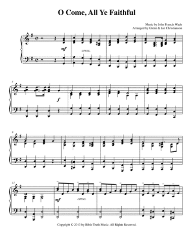 O Come, All Ye Faithful (arr. Glenn & Jan Christianson)